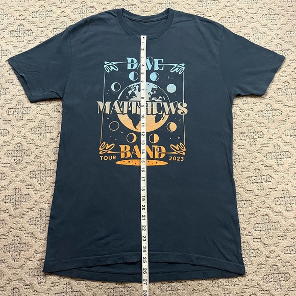 🎸 '23 Dave Matthews Band 2023 Space Surrounded Earth Soft Two Side Clean Tour T - Picture 3 of 14
